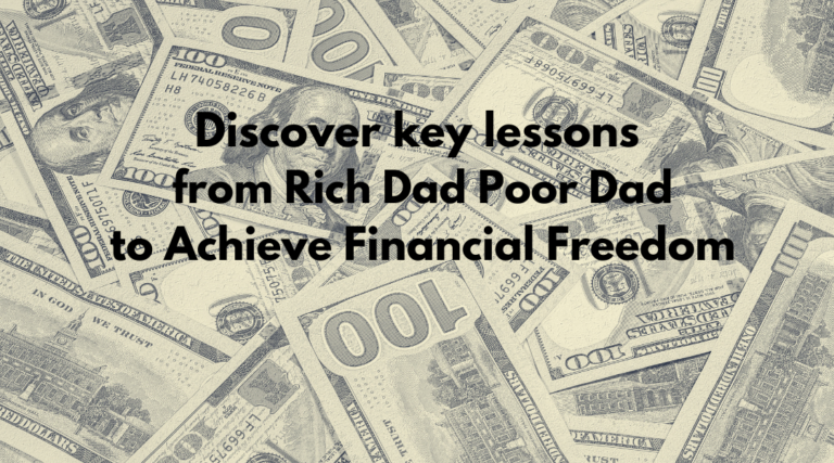 key lessons from Rich Dad Poor Dad