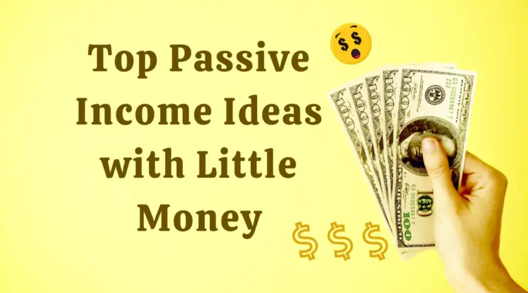 passive income ideas with little money